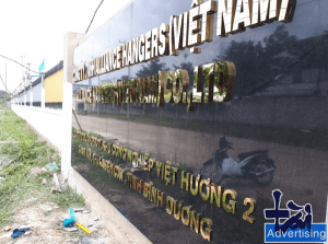 chữ inox vàng
